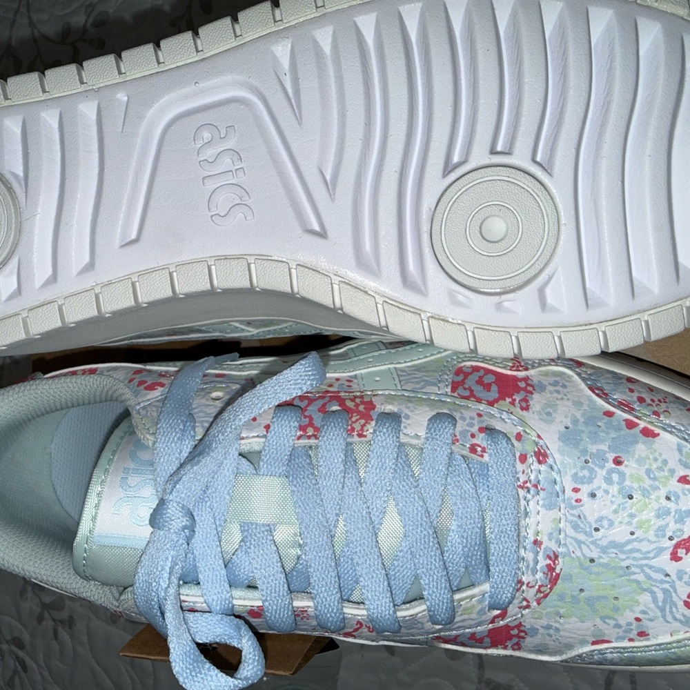 NEW IN BOX- SOLD OUT Asics Japan S PF White Soothing Sea 9.5 - Picture 9 of 12
